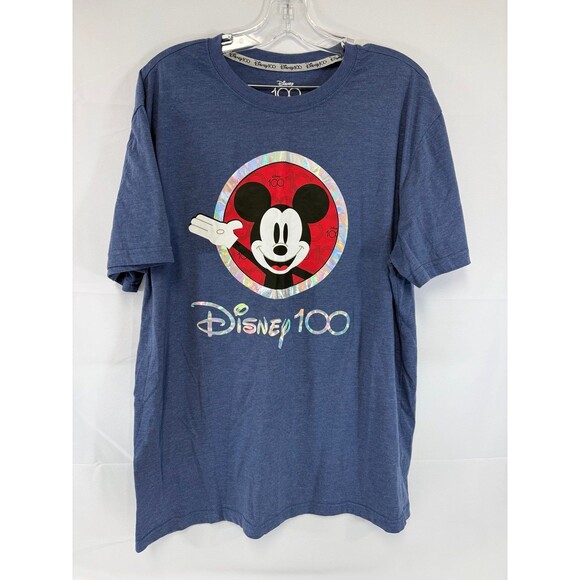 Disney’s Men’s XL 100 Years of Wonders Double Sided Graphic T Shirt Anniversary - Picture 1 of 5